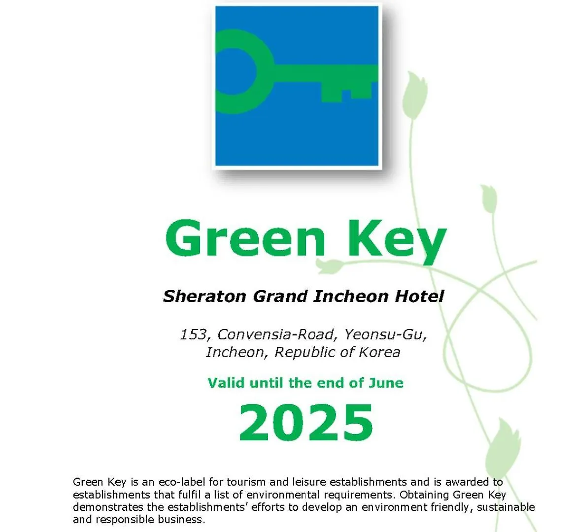 *****  Sheraton Grand Incheon Hotel South Korea